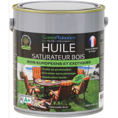 Huile Saturateur Spéciale Mobilier Teck & Bois - "Green Plaisance"