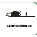 Lame Taille-Haies - 550 mm - Supérieur -  Adaptable Efco