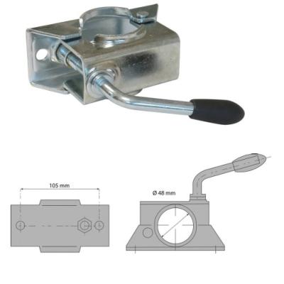 Bride Pour Roue Jockey Ronde 48 mm.