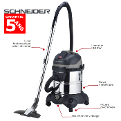 Aspirateur eau et poussière 20 L - "SCHNEIDER"