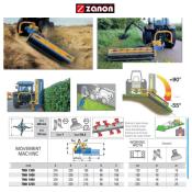 Broyeur d'accotements - TMH - "ZANON" (Pour tracteur de 50 à 150 CV)
