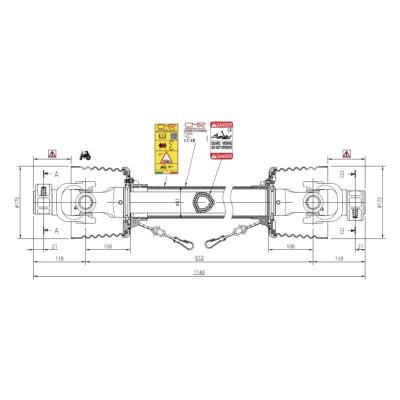 Transmission Type 6 - LG 910 - 1"3/8 Z6