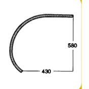 Dent De Chisel Bilame Sans Lame 55 x 25 & 55 x 20