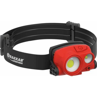 Lampe frontale 400 Lumens Rechargeable "Drakkar"