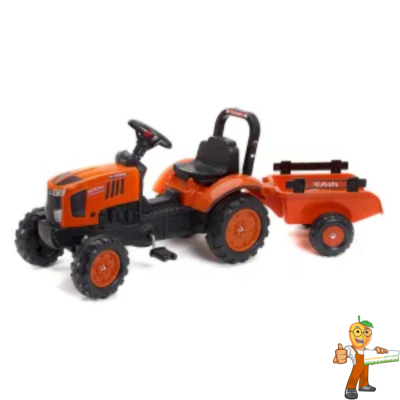 Jouet Tracteur Kubota M7171 et remorque