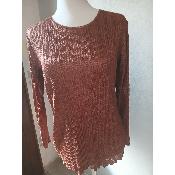 T.Shirt Plissé Camel