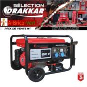 Groupe Electrogène Monophasé Essence "Drakkar"