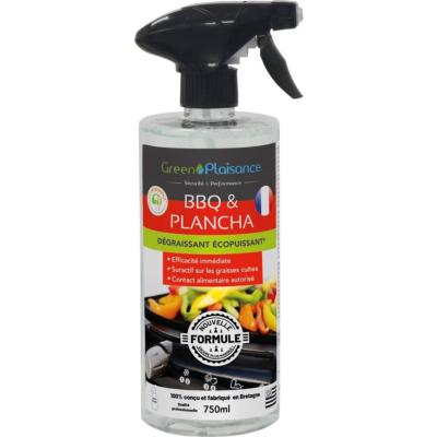Dégraissant écopuissant pour Barbecue & Plancha - "GRENN PLAISANCE"