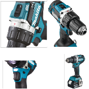 Perceuse Viseuse 18 V Li-Ion "MAKITA" DDF 484 RTJ