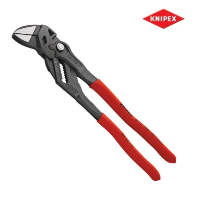 Pince Clé Grise Gainée 250 mm avec bouton poussoir "KNIPEX"