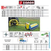 Broyeur d'accotements - TMC - "ZANON" (Pour tracteur de 50 à 150 CV)
